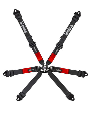 Lifeline Copse 6 Point Racing Harness black
